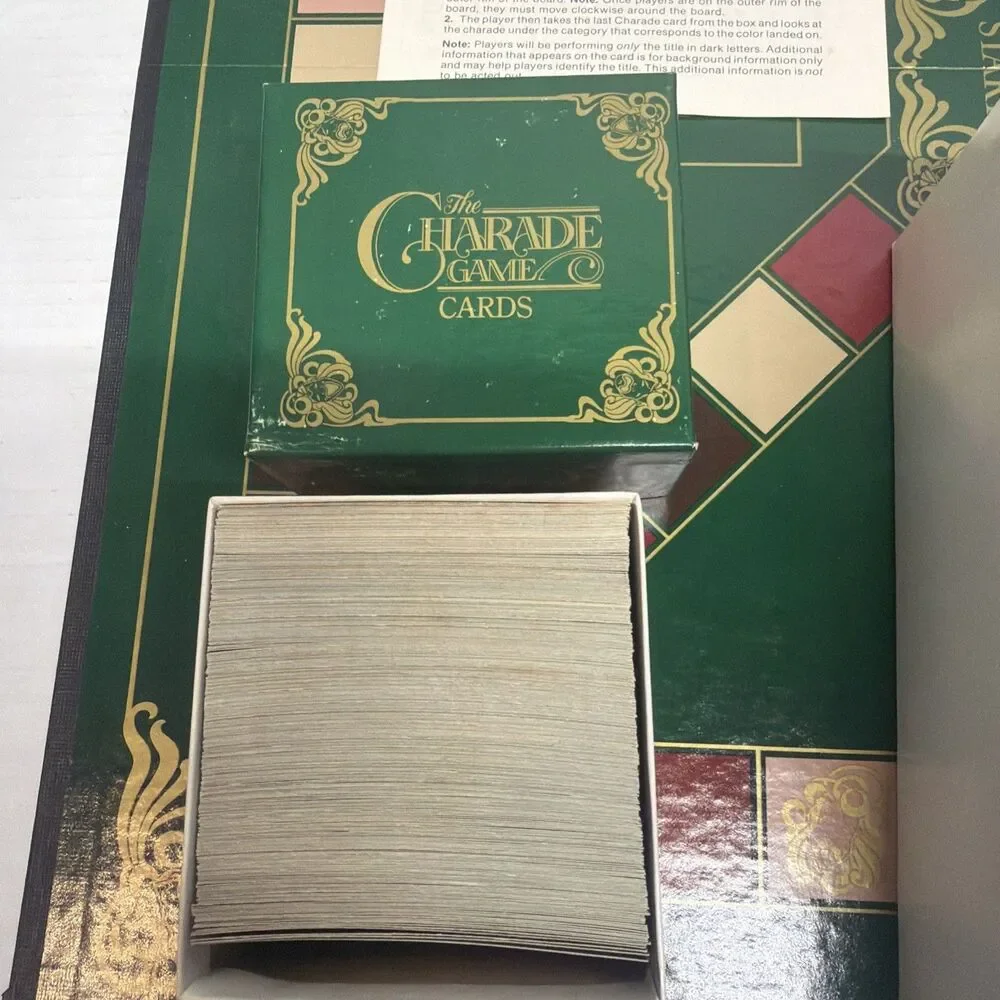 Pressman the CHARADE GAME 1984 vintage complete